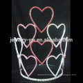 Nouvelle conception Heart Tiara Pageant Crown